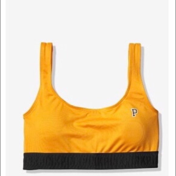 PINK Victoria's Secret Other - NWT Pink Mustard Sports Bra